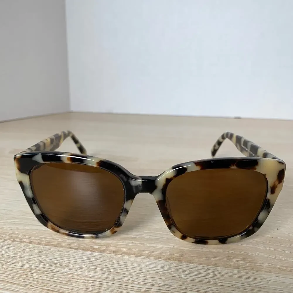 Warby Parker Tortoiseshell Frame Sunglasses with Brown Lenses